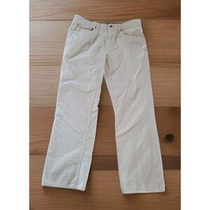 Daniel Cremieux Men’s Size 32x29 White Straight Stretch Corduroy Pants Preppy